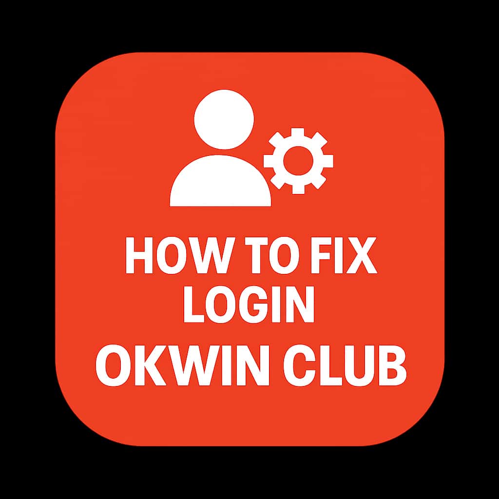 Icon representing Okwin Club login assistance.