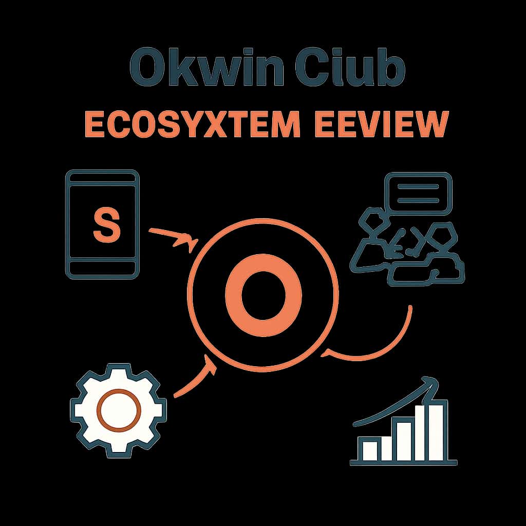 An educational diagram related to the Okwin Club Ecosystem.
