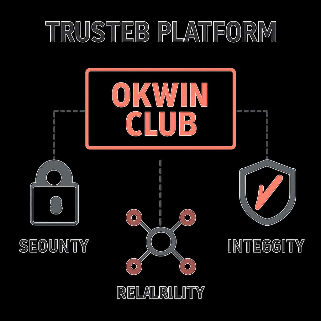 Illustration explaining the features of Trusted Platform Okwin Club.