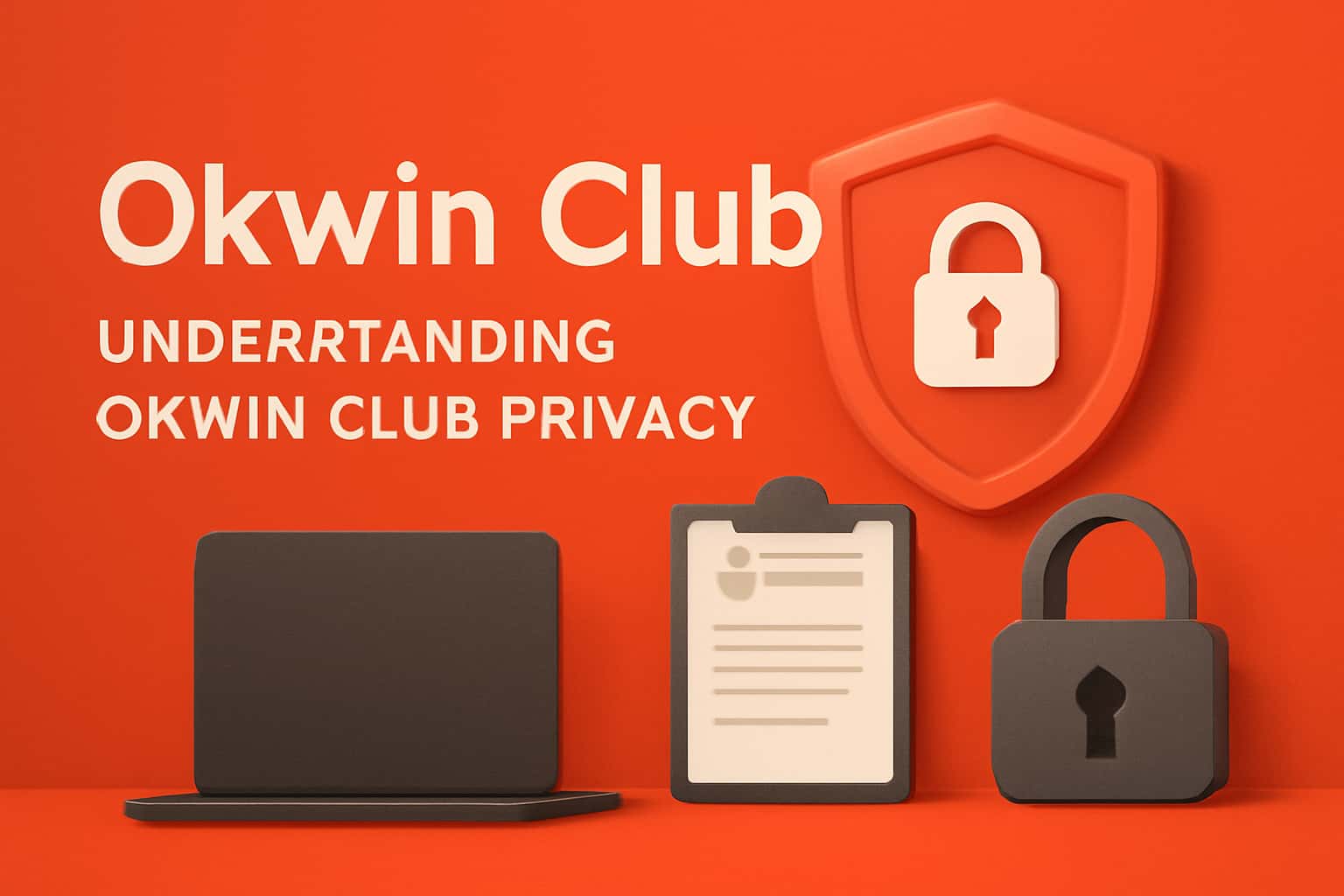 Visual representation of Okwin Club Privacy features.