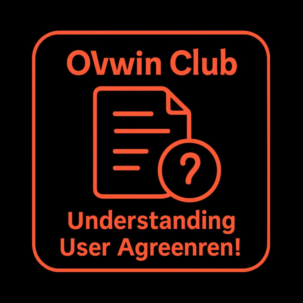A badge icon representing the Okwin Club User Agreement.